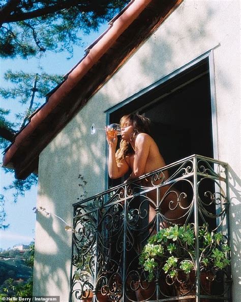 halle berry naked|Halle Berry Poses Naked on Open Balcony in Cheeky Mother's .